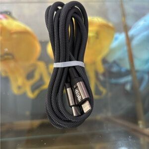 Braided Black USB-C to Lightning Fast Charge Cable